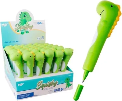 Obrázek produktu pro Długopis żelowy Dino niebieski (36szt)