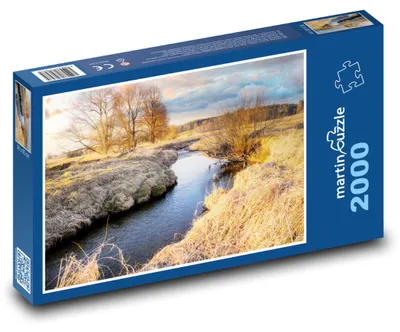 Obrázek produktu pro Puzzle 2000 Řeka mezi loukami - martinpuzzle