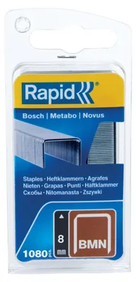 Produktbild von Isaberg Rapid Heftklammer BMN / 08mm stahl a 1080 N.Blister Typ BMN - 40109556