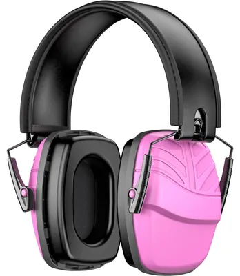 Imagen del producto de Protectores auditivos, tapones para los oídos, con una reducción de ruido de 35 dB, para adultos y niños, de color rosa, para la reducción de ruido