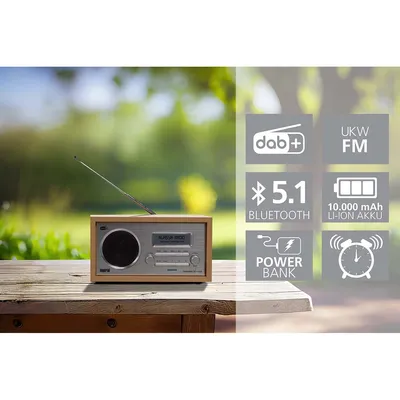 Produktbild von Imperial DABMAN 30 Mobiles DAB+ / FM-Radio Holz