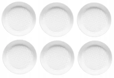 Produktbild von Lubiana Marrakesz Weiße tiefe Teller 6er-Set 20 cm