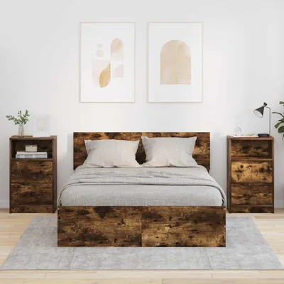 Obrázok produktu pre vidaXL Nočné stolíky 2 ks Údený dub 40 x 30 x 467 cm