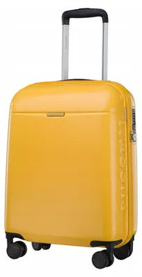 Image de PUCCINI PC052C Valise cabine rigide jaune voyage