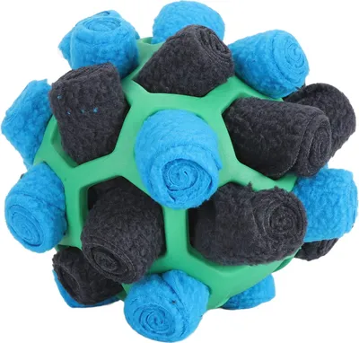 Immagine prodotto di Palla da fiuto per cani, dispenser interattivo di croccantini, puzzle per cuccioli per cani di piccola, media e grande taglia, verde