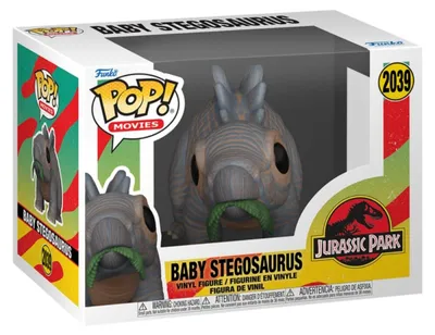 Produktbild von Funko FK90389 - Jurassic Park POP! Movies Vinyl Figur Baby Stegosaurus 9 cm - Neu