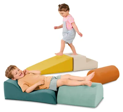 Imagen del producto de B. toys WonderShapes: bloques de espuma sensorial para uso en interiores