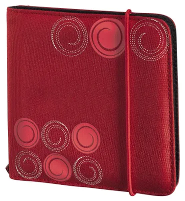 Zdjęcie produktu dla Hama 00095669, 24 dysków, Czerwony, Nylon, 120 mm, 203 mm, 163 mm