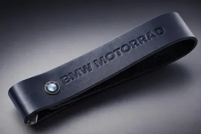 Produktbild von BMW M Motorrad Schlüsselband mit Anhänger Keychain Schlüsselanhänger 100% Leder