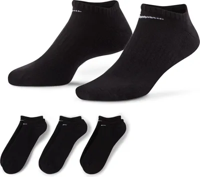Zdjęcie produktu dla Nike Training No-Show, Skarpety na obcasie, Czarny, Dorosły, Unisex, White, 34-38