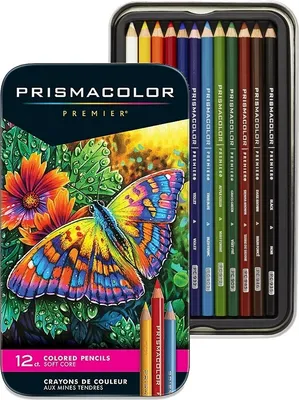 Zdjęcie produktu dla Kredki pigmentowe PRISMACOLOR Premier, 12 sztuk w metalowym pudełku