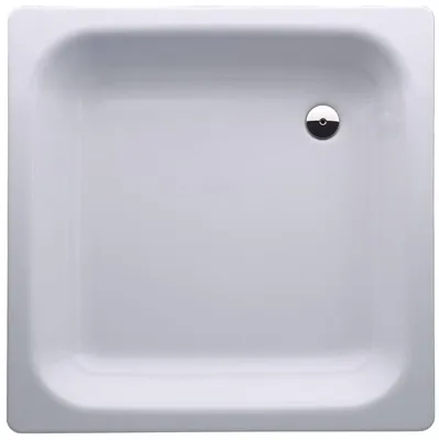 Produktbild von sanicomfort Stahl-Duschwanne 80 x 80 x 16 cm, weiß, quadratisch