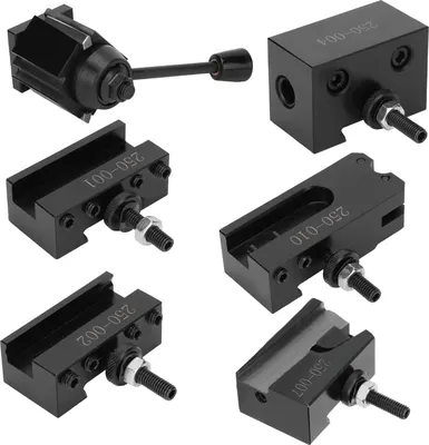 Image de 2500 Jeu de porte-outils, porte-outils à piston à coin en acier rapide pour tours CNC