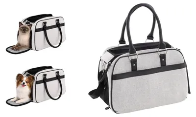 Produktbild von Flamingo F Transporttasche CILOU 2 Hellgrau, 44 x 23 x 32 cm