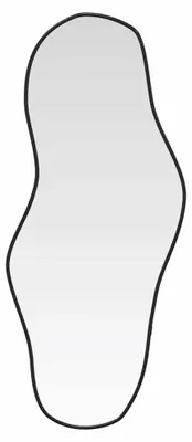 Zdjęcie produktu dla vidaXL Lustro ścienne czarne 90x40 cm