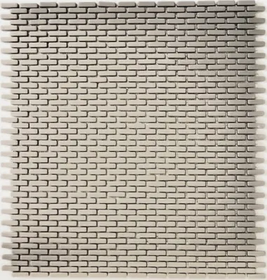 Produktbild von Mosaik Fliese ECO Recycling GLAS Brick Enamel cream matt MOS140-B23C
