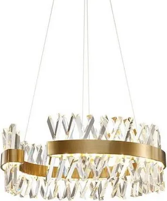 Zdjęcie produktu dla Amsterdam XXX Antique Brass- żyrandol kryształowy 80cm złoty mosiądz