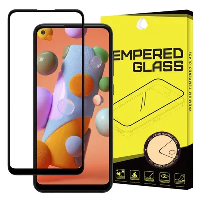 Obrázek produktu pro MG Full Glue Super Tough ochranné sklo na Samsung Galaxy A11 / M11, černé