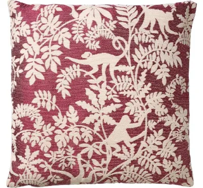 Produktbild von Dekorativer Kissenbezug ABU MERLOT 45x45 cm, bordeauxrot