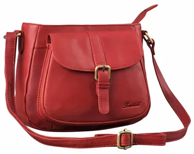 Produktbild von Benthill Damen Handtasche Leder - Shopper aus weichem hochwertigem Echt-Leder - Vintage Fashion Bag Beutel - Schultertasche - Umhängetaschen