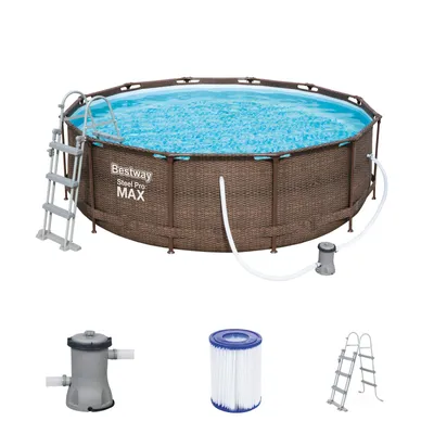 Obrázek produktu pro Bestway Steel Pro 56709, 9150 l, Rámový bazén, Hnědá, 39,6 kg
