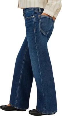 Immagine prodotto di Jeans da bambina Calvin Klein, modello a gamba dritta, colore marrone (blu scuro), taglia 8