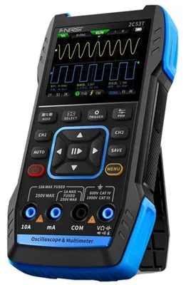 Obrázek produktu pro Osciloskop, generátor funkcí a multimetr FNIRSI 2C53T, 50MHz