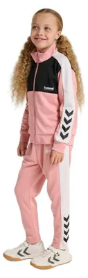 Produktbild von Hummel Colorblock Trainingsanzug Rosa 164 cm Kinder Rosa 164 cm