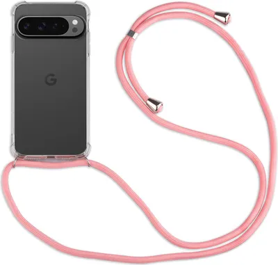 Produktbild von Handykette Für Google Pixel 9 Pro XL Handyhülle mit Band Hülle Kordel Bumper in Rosa