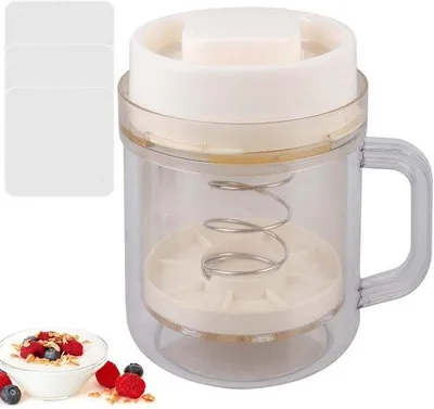 Image de Passoire à yaourt, séparateur de blanc, lavable, réutilisable, pour le yaourt et le Boisson au soja