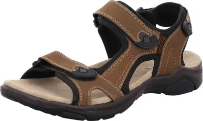 Produktbild von Rohde Herren Trekking Sandale Leder Klettverschluss Caluso 5955, Größe:41 EU, Farbe:Braun