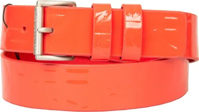 Immagine prodotto di Cintura donna logata log CK CALVIN KLEIN JEANS articolo J6EJ600111 CORE BELT altezza cm. 3,2, taglia 85 * cm.99 + fibbia cm.3 - totale cm.102, Poliuretano 100%
