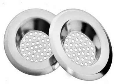 Productafbeelding van INF Gootsteenzeef / afvoerzeef RVS 2-pack