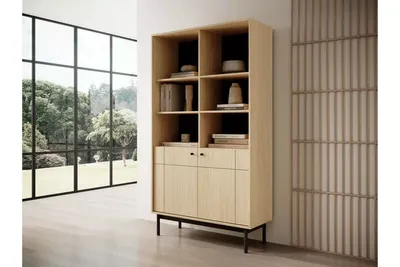 Zdjęcie produktu dla Regał półkowy FIBI - dąb linea