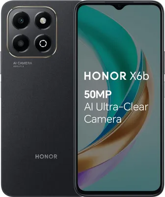 Obrázek produktu pro Honor X6b, 16,7 cm (6.56"), 4 GB, 128 GB, 50 MP, Android 14, Černá