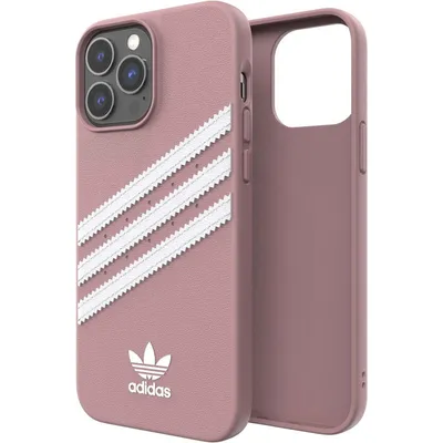 Produktbild von Adidas OR Schutzhülle aus Polyurethan für iPhone 13 Pro Max, 6,7 Zoll, rosa/pink, Artikelnummer 47809