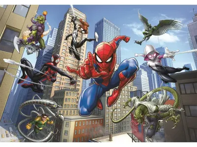 Obrázek produktu pro Puzzle, 104 dílků, Super Kolor Spider-Man 25012