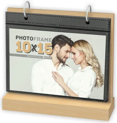 Produktbild von ZEP Holz-Fotokalender Leinster 12 Fotos 10x15 cm Querformat