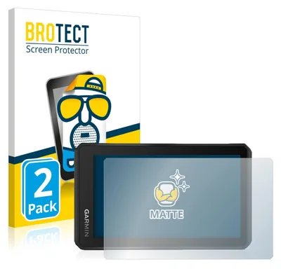 Produktbild von 2x BROTECT Schutzfolie für Garmin Tread 5.5" Displayschutz Displayschutzfolie Folie Matt Entspiegelungsfolie
