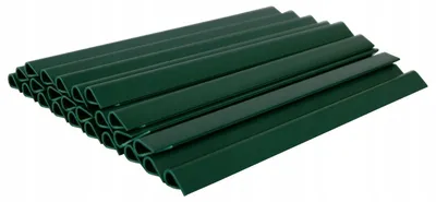 Obrázek produktu pro Ekspand | Spony na plotovou pásku – zelené – 19 cm – sada 24 ks – montážní spony