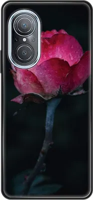 Produktbild von König Design Hülle kompatibel mit Huawei nova 9 SE Kunststoff Soft Handyhülle - Handy Case Rose