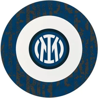 Produktbild von 8 Pappteller Inter Mailand 23 cm - Einheitsgröße