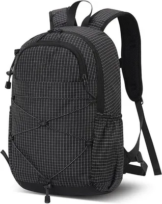 Productafbeelding van Wandelrugzak - Dagrugzak Outdoor - Buitenreizen Kamperen - Waterdicht Antidiefstal - 20L - Zwart