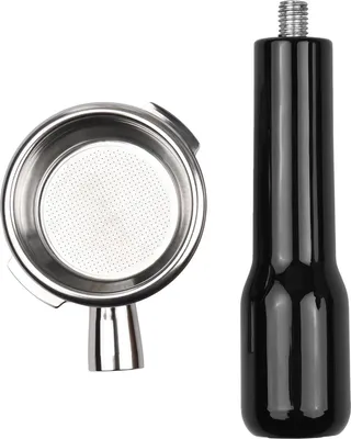 Image de 58mm 2 Ears Stainless Steel Bottomless Naked Portafilter Plastic Handle Coffee Cup Filter Basket for GAGGIA CLASSIC EVOLUTION ESPRESSO CLASSIC NEW