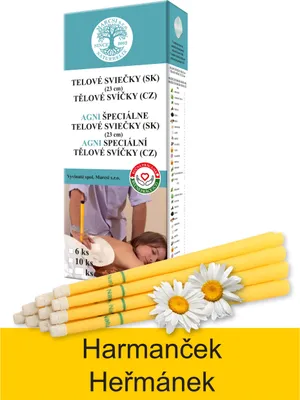 Obrázok produktu pre NaturheliX® Telové sviečky HARMANČEK (set6)