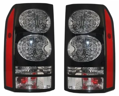 Produktbild von LED Rücklichter für Rover Discovery 3 & 4 04-16 Schwarz Umwandlung in Facelift Look.