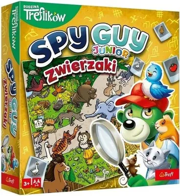 Zdjęcie produktu dla Gra planszowa Spy Guy Junior Zwierzaki Trefl