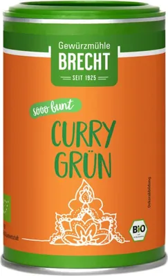Immagine prodotto di Preparato per spezie così colorato - Barattolo di Curry verde 55g