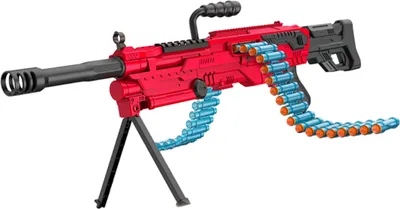 Obrázok produktu pre TechKidz, Rafale motorizovaný model penovej pištole Sniper, červená / čierna