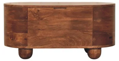 Produktbild von Artisan Furniture Massivholz-Aufbewahrungskiste „Curva“